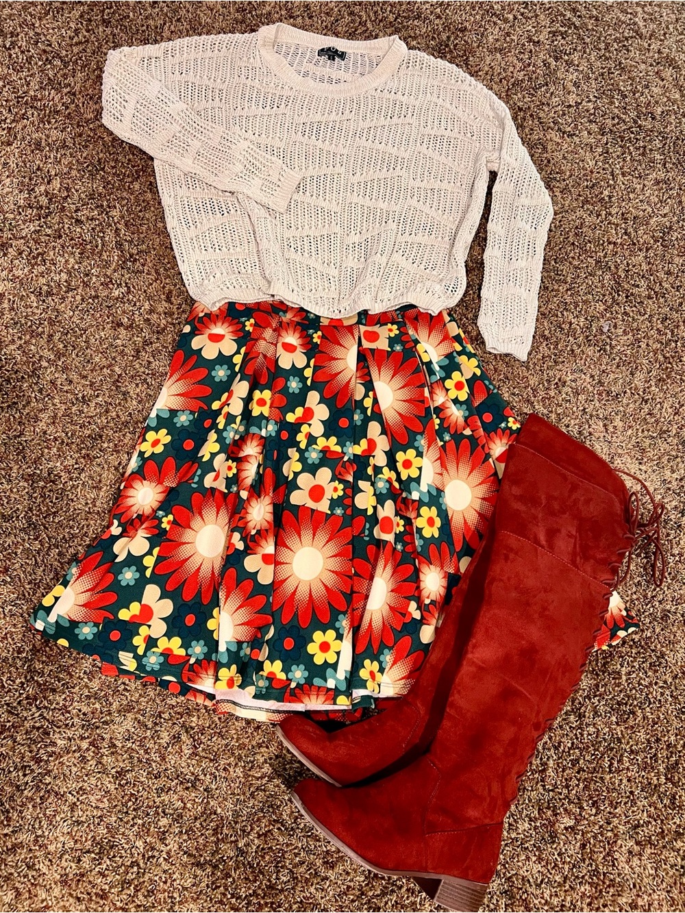 LuLaRoe Madison skirt Small